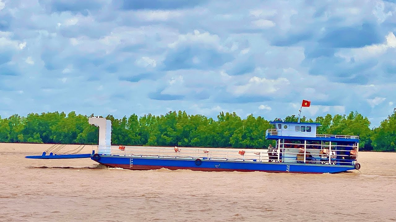 Bến phà Phước Vinh qua Cồn Chim Trà Vinh