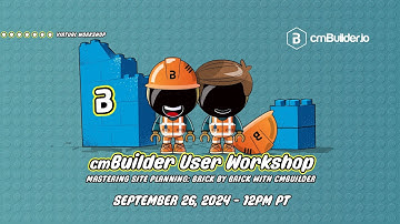 cmBuilder User Workshop September 2024 - New Massing Tool, More Custom Terrain File Types