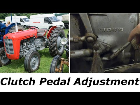 Video: Làm thế nào để bạn điều chỉnh ly hợp trên Massey Ferguson 135?