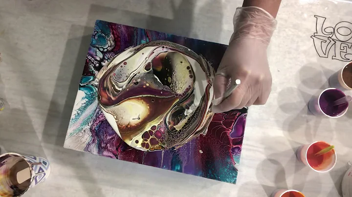 #232. How to pour a large box top with the SheleeArt pouring medium. /sheleeart technique /flip/cup