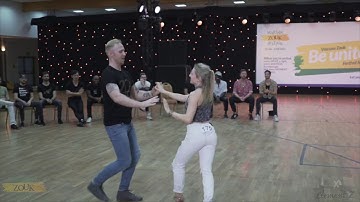 First JnJ @ Warsaw Zouk Festival - Intermediate Spotlight couple 7