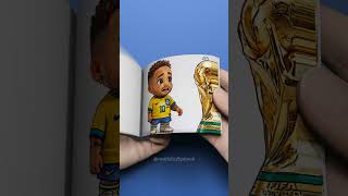 Neymar's Last Goodbye to the World Cup FlipBook #brazil #shorts