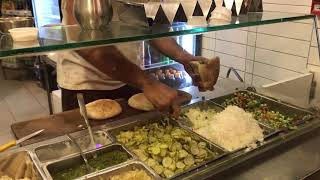 Filling A Pita With Felafel In Netanya - Israel, At Felafel Tova