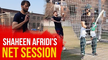 Complete practice session of Shaheen Afridi