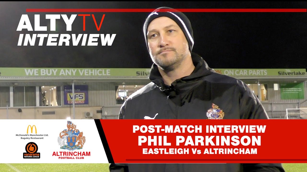 PHIL PARKINSON - Post-Match Interview - ALTRINCHAM Vs EBBSFLEET UTD  23/09/2023 