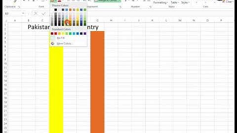 How To Merge Cell in MS Excel 2013 Tutorial p17 Urdu Hindi