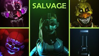 FNAF 6 - All Salvage Minigames (No Damage) 