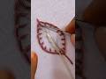 Amazing leaf hand embroidery design|kadhai design #Shorts