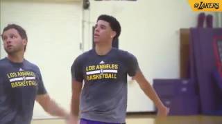 Footage Of Lonzo Ball s Pre Draft Workout With The Lakers