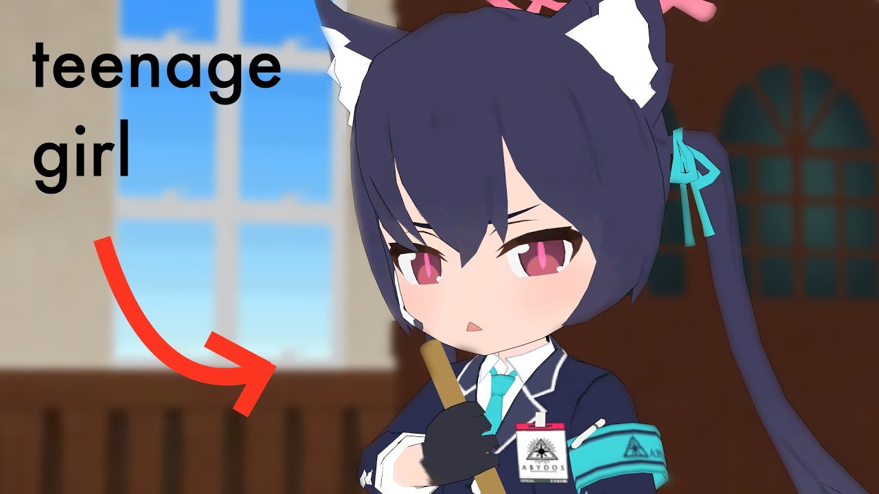 "teenage girls" | Blue Archive Animation