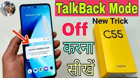 Realme C 55 Talk Back Problem Solve | How To Disable TalkBack Mode realme C 55 (2025)