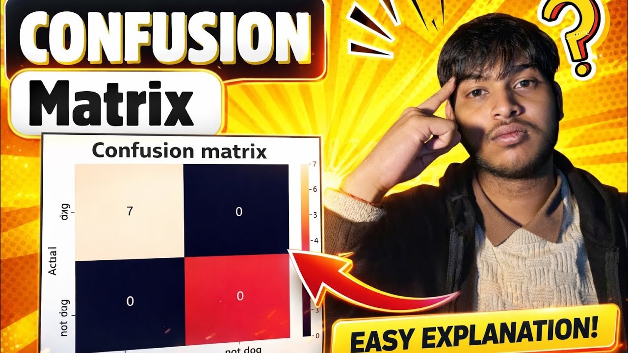 Confusion Matrix & Heat map//Explanation// making in code //