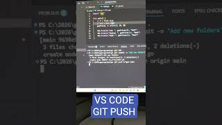 Vs code git push #github #vscode #git #programming