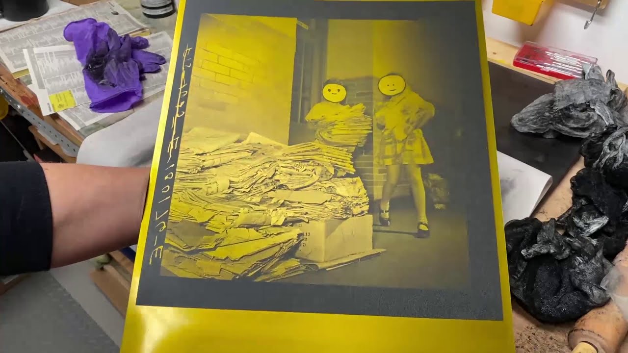 Photogravure Plate and Print Making