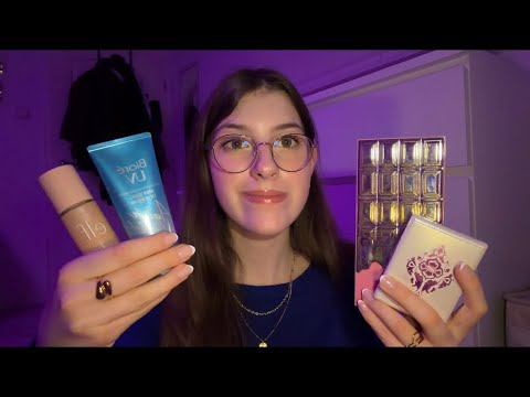 ASMR | On and with makeup 🫧🎀 tapping, scratching and whispering 