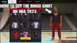 HOW TO GET THE BINGO SHIRT ON NBA 2K23