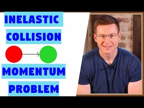 Conservation of Momentum Problem - Inelastic Collision
