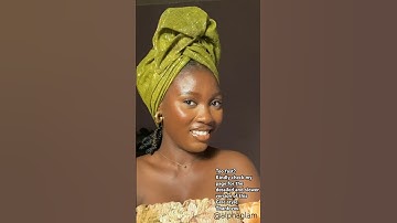 Simplest way to tie gele for beginners #youtubemadeforyou  #gele #headwrap #shorts