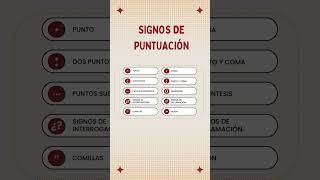 Los signos de puntuación