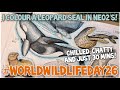IT'S WORLD WILDLIFE DAY! - Colour A Beautiful Leopard Seal in Neocolor 2's!