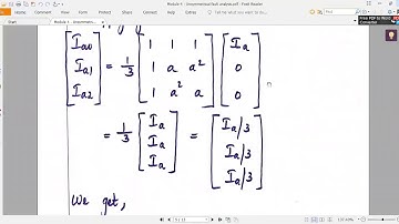 Module 4 Lecture 1  Introduction to Unsymmetrical faults, Single LG fault in an unloaded generator