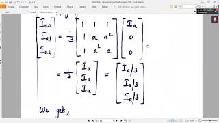Module 4 Lecture 1  Introduction to Unsymmetrical faults, Single LG fault in an unloaded generator