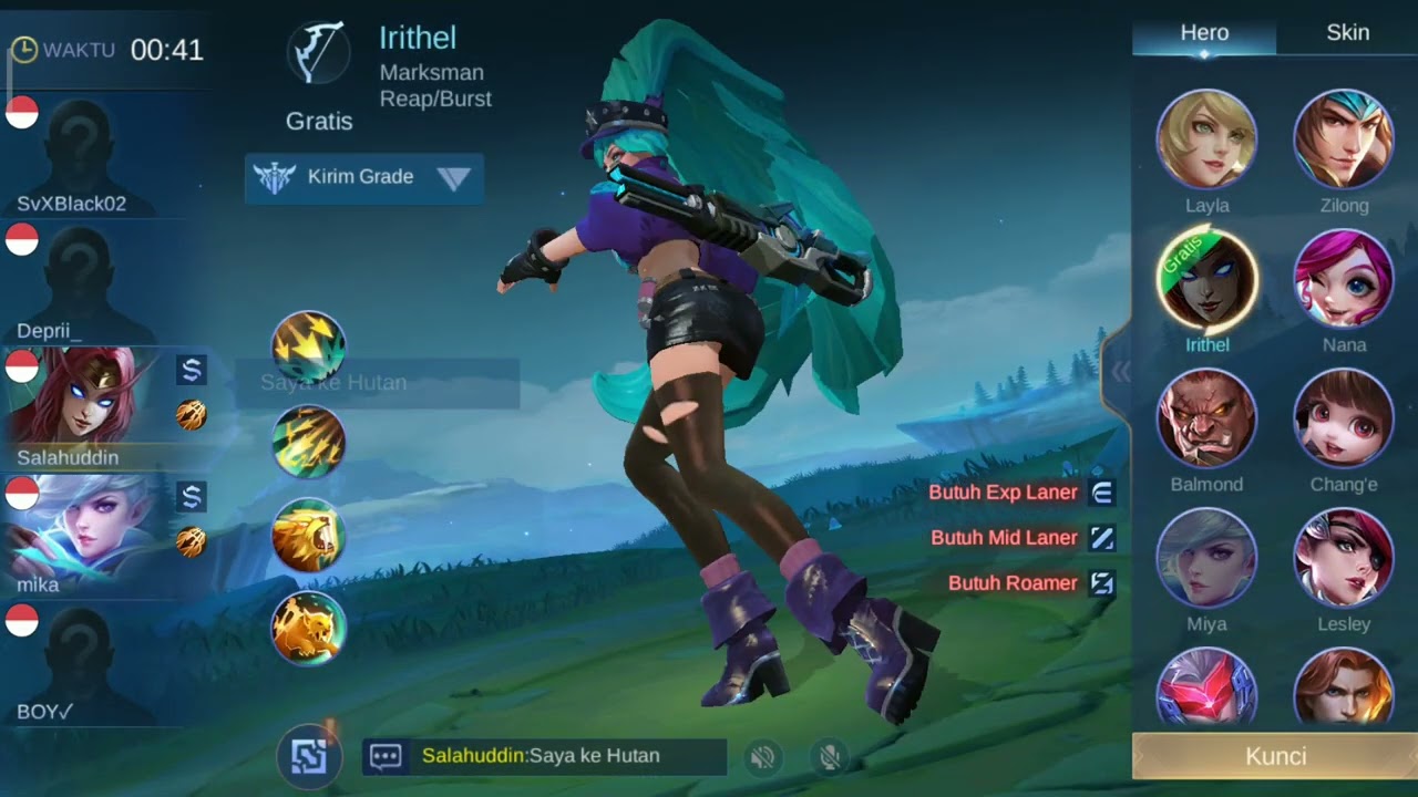 Iritiel Damage tanpa emblem. Iritiel nih bosq.