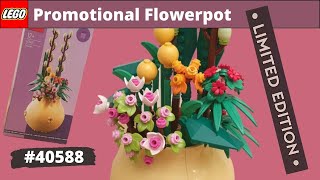 LEGO Promotional Flowerpot Speed Build & Review #40588