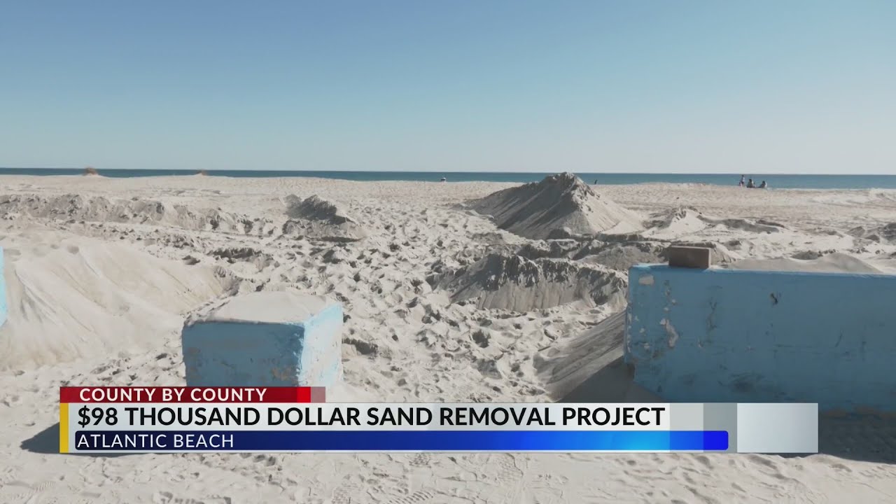 Atlantic Beach contracting out sand removal project for first time since 2019