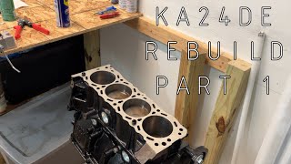 KA24DE Bottom End Rebuild Part 1