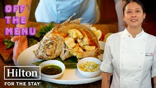 How to cook a whole sea bream like a chef | Hilton Off the Menu