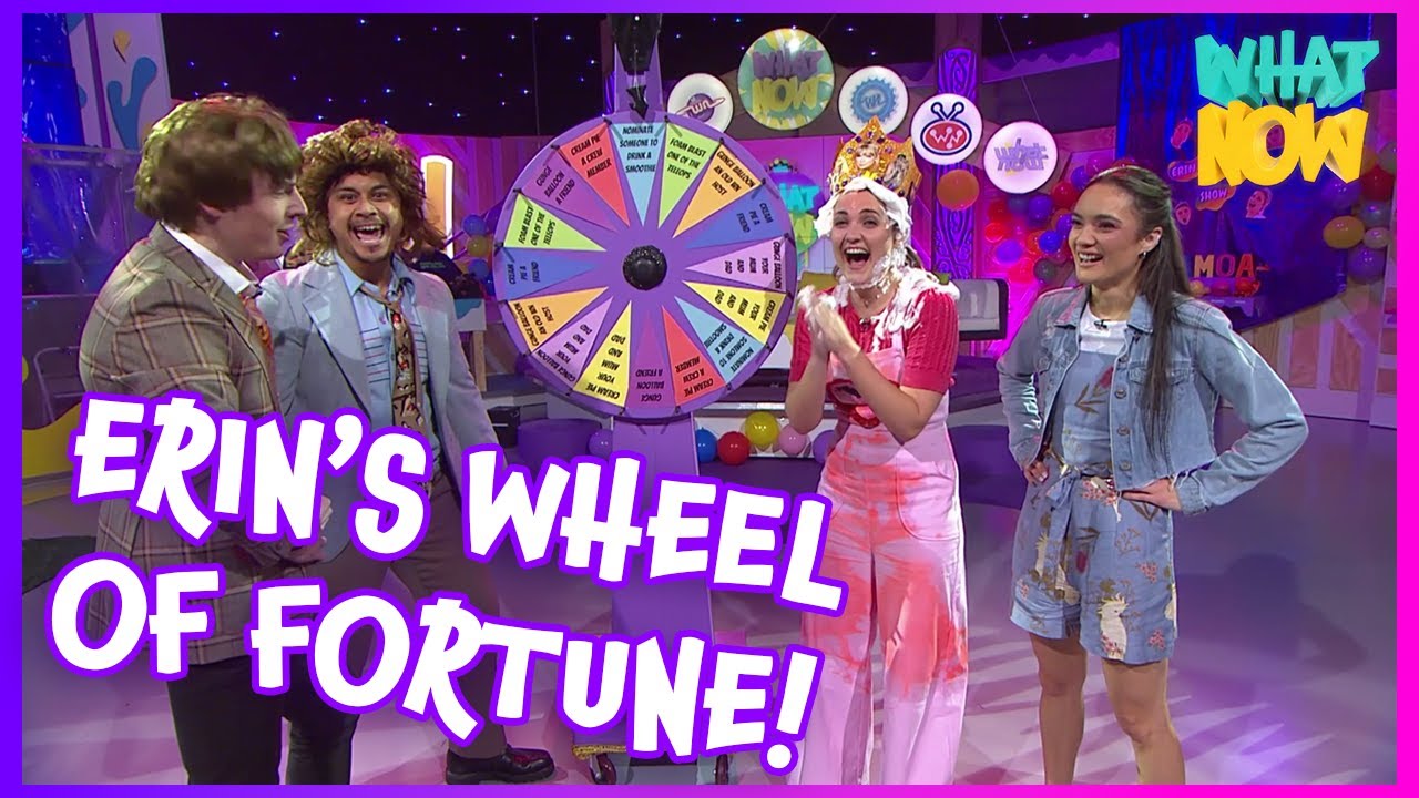 Erin's Wheel of Fortune! | Live on What Now