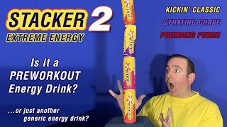 Stacker2 Energy Drink Product Review; Is it a preworkout energy drink
