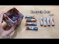 how to use snack bag weave recycle box easy tutorial recycle idea  如何使用包装袋来编织环保盒子 简易教程