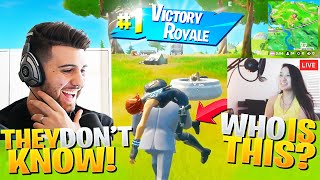 I CARRIED A Knocked ENEMY For The Whole Game! (They Were Streaming!) - Fortnite Battle Royale
