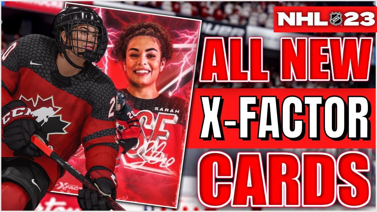 NHL 23 ALL XFACTOR CARDS IN HUT REVEALED! (Full Stats) YouTube