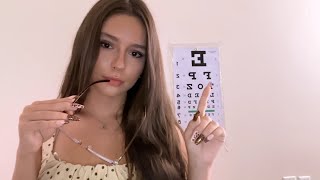 My best ASMR eye exam yet 👀💤 Soft spoken instructions for the best tingles screenshot 5