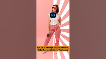 Create Stunning Backgrounds with Polar Coordinates in Photoshop ‼️ #shorts #trendingshorts