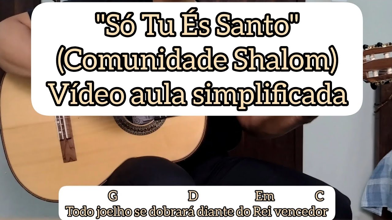 Letra De Comunidade Católica Shalom Tu és O único - RETOEDU