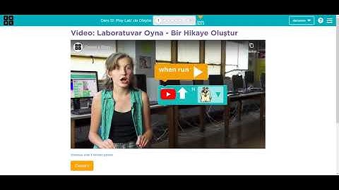 CodeOrg Ders A    11-Büyük Olay Jr   12-Play Lab