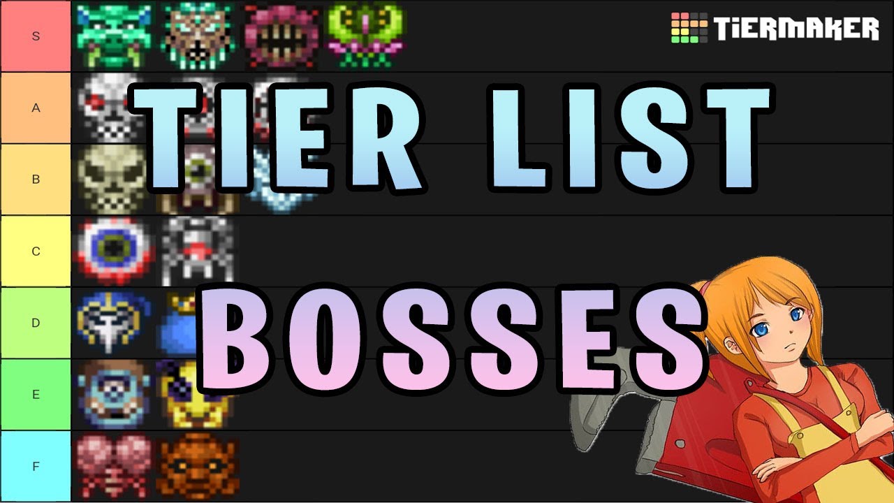 Terraria Tier List 1.4 All Bosses (Minha Tier List de Terraria) Master Mode  Parte 2 