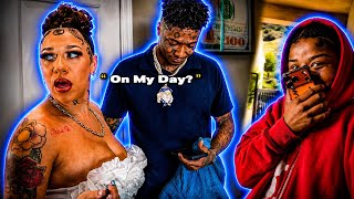 Chrisean Rock PULLS UP To Blueface s House On Nevaeh s Baby Shower Day
