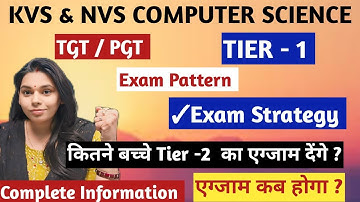 KVS & NVS TIER -1 SYLLABUS & EXAM Strategy Computer Science #nsclasses #computerscience