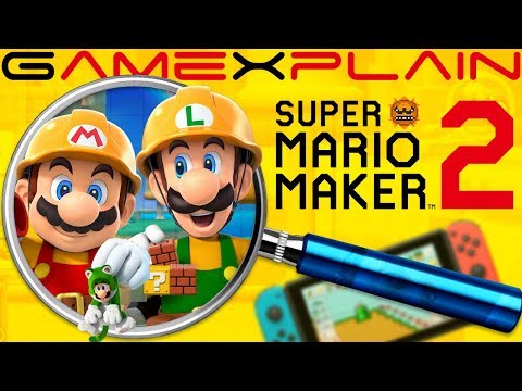 Super Mario Maker 2 ULTIMATE ANALYSIS - Reveal Trailer (Secrets & Hidden Details)