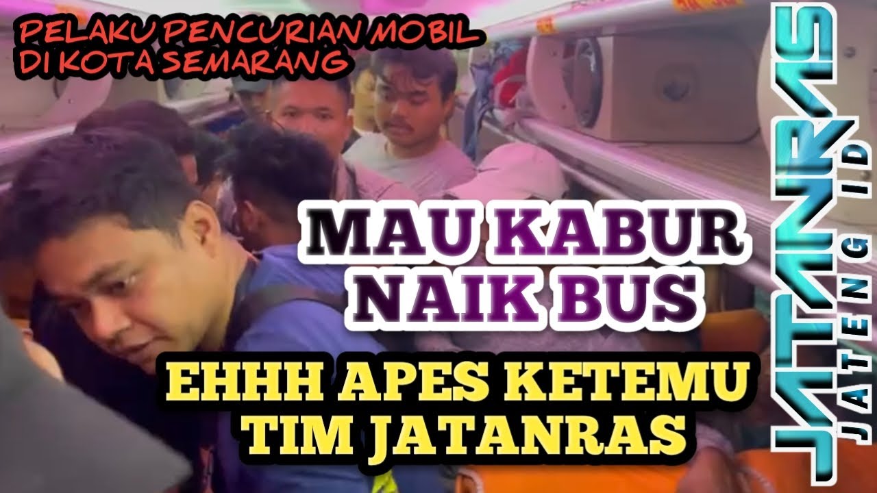MAU KABUR NAIK BUS KE LUAR KOTA... DUA PELAKU PENCURIAN MOBIL DI BEKUK TIM JATANRAS