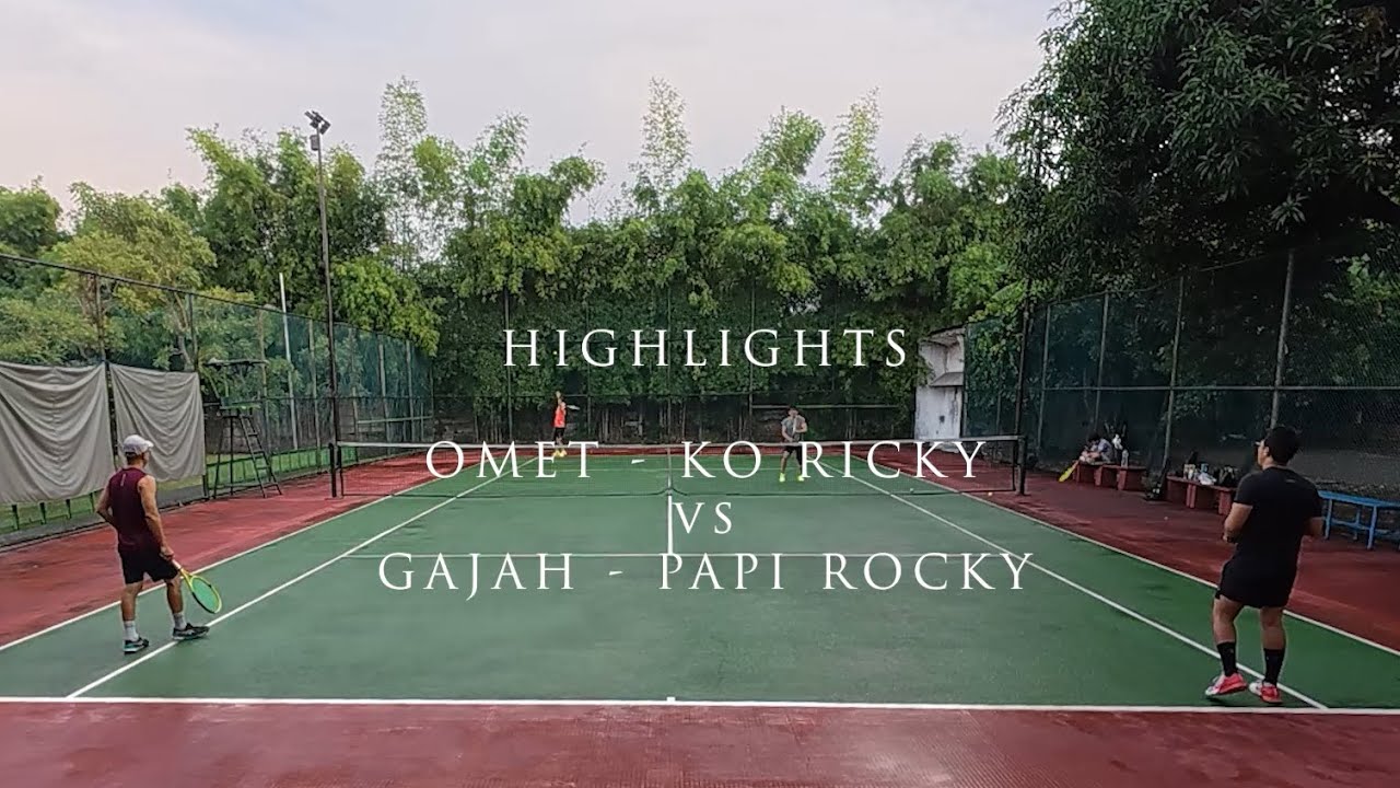 Omet & Ko Ricky vs. Gajah & Papi Rocky: LAPANGAN LICIN | Tennis ...