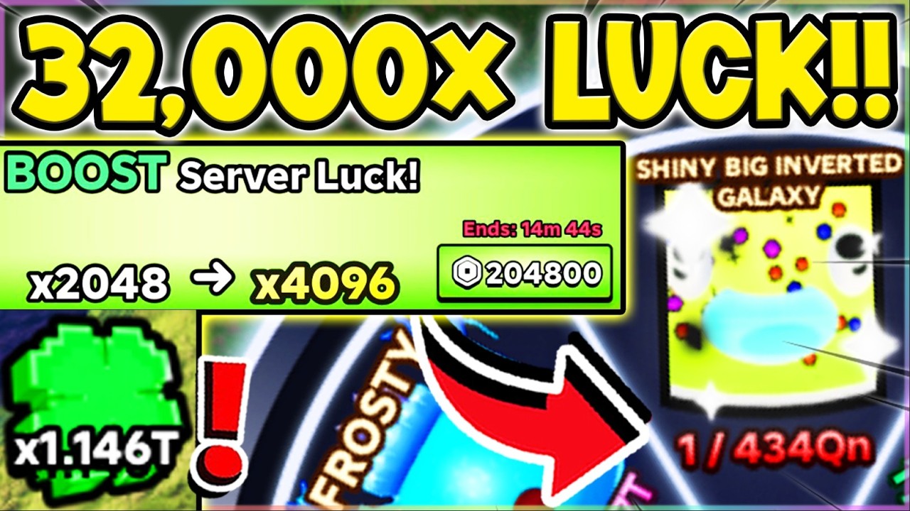 🍀32,000x LUCK ADMIN ABUSE in SLIME RNG!! (Roblox)