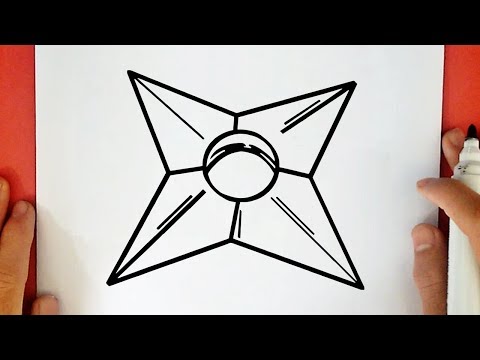 HOW TO DRAW A SHURIKEN