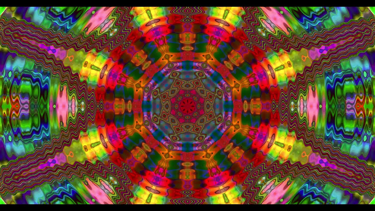 Abstract colorful geometric background movie.Abstract kaleidoscope animation