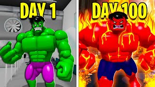 100 DAYS As HULK! (Roblox)